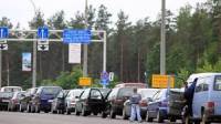 На украинско-польской границе образовались большие автомобильные очереди